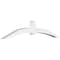 Ekena Millwork Archdale Architectural Grade PVC Gable Bracket, 108"W x 22 1/2"H x 6"D x 6"F, 5/12 Pitch GBP108X23X0606ARC00 - alternate 1